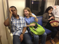 Subway Sleeping
